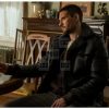 The Punisher Season 2 Ben Barnes Shearling Black Leather Jacket - Image 4