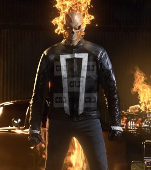 Gabriel Luna Agents Of Shield Ghost Rider Leather Jacket