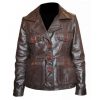 Keri Russell Bedtime Stories Brown Leather Jacket