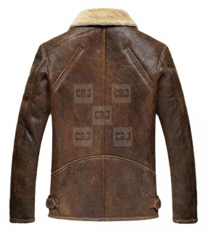 Jason Momoa Fur Coat | Justice League Movie Brown Leather Fur Jacket. - Image 2