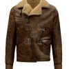 Jason Momoa Fur Coat Justice League 2017 Movie Brown Leather Fur Jacket.