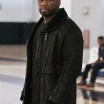 50 Cent Jackson Kanan Black Men's Leather Fur Winter Lining Coat