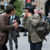 Adam Driver Brown Leather Distressed Vintage Jacket - Image 2