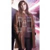 Doctor Who Donna Noble Brown Women Winter Overcoat - Image 5