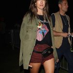 Alessandra Ambrosio Ladies Casual Mini Cotton Coat