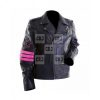 Motorcycle Bret the Hitman Hart Black Leather Jacket