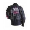 Motorcycle Bret the Hitman Hart Black Leather Jacket - Image 2