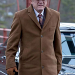 Gotham Carmine Falcone Mens Brown Wool Winter Coat