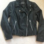 Motorcycle Muubaa Cheryl Cole Real Black Leather Jacket