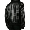 WW2 Slim Fit Classic Flight Aviator Black Jacket - Image 2