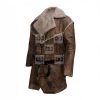 Cullen Bohannon Hell On Wheels Brown Shearling Leather Coat - Image 3