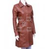 Doctor Who Donna Noble Brown Women Winter Overcoat