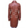 Doctor Who Donna Noble Brown Women Winter Overcoat - Image 2