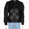 Elena Gilbert Black Casual Biker Leather Jacket - Image 2