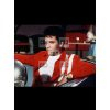 Elvis Presley Speedway Red And White Bomber Jacket - Image 3
