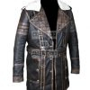 Elder Maxson Fall Out 4 Battle Men Distressed Winter Over Coat - Image 2