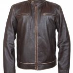 Contraband Mark Wahlberg’s Distressed Cowhide Leather Jacket