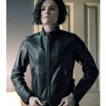 Actual Material: Faux Leather Other Material: Available in Real Leather, Cowhide, Cotton & Suede Color: Available in brown, blue, yellow, white, pink & other colors Closure: Zip style closure Pockets: 2 zipper slashed & 2 internal Cuffs: zipper cuffs Internal: Viscose lining Sleeves: Full long sleeves