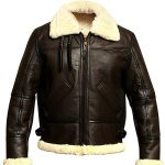 James Franco B3 Shearling Real Leather Winter Jacket