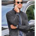 Jamie Dornan Fifty Shades Darker Mens Black Suede Leather Jacket