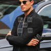 Jamie Dornan Fifty Shades Darker Mens Black Suede Leather Jacket - Image 2