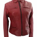 Jennifer Morrison Emma Swan Once Upon A Time Red Leather Jacket