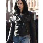 Jessica Jones Krysten Ritter Black Leather Slim Fit Jacket