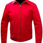 Rebel Without A Cause Jim Stark Red Cotton Bomber Jacket