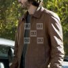 John Wick Keanu Reeves Brown Leather Jacket For Men