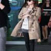 K-Pop Celebrity Jessica Jung Brown Cotton Overcoat