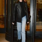 Kaia Gerber Leather Jacket