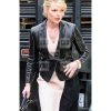 Katherine Heigl Women’s Black Real Leather Coat - Image 2