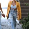 Hailey Rhode Bieber Yellow Wool Women’s Winter Coat - Image 3