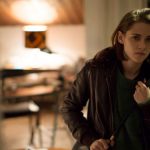 Kristen Stewart Women Vintage Brown Leather Fur Collar Jacket