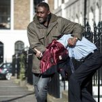 Idris Elba Luther Green Cotton Winter Jacket With Fur Hood
