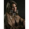 Lauren Cohan Supernatural Brown Leather Jacket - Image 3