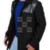 Legion David Haller Black Wool & Leather Coat Style Jacket - Image 3