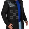 Legion David Haller Black Wool & Leather Coat Style Jacket - Image 2