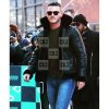 Luke Evans Mens B3 Shearling Aviator Flight Black Winter Jacket - Image 2