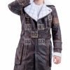 Maxson’s Battle Fallout 4 Trench Distressed Leather Coat