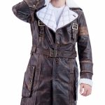 Maxson’s Battle Fallout 4 Trench Distressed Leather Coat