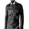 Men Cafe Racer Vintage Brown Biker Leather Jacket