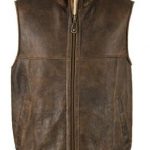 B-3 Bomber Brown Leather Vest