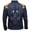 Star Trek Beyond Chris Pine Black Leather Jacket - Image 2
