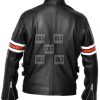 House Of Md RTAI Hugh Laurie Black Leather Jacket - Image 2