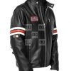 House Of Md RTAI Hugh Laurie Black Leather Jacket - Image 4