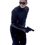 Spectre James Bond 007 Daniel Craig Black Bomber Jacket