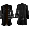 Jack Sparrow Johnny Depp Black & Brown Cotton Trench Coat - Image 2