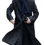 Sherlock Holmes Double Breasted Long Wool Trench Coat