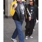 Black Cafe Racer Hulk Hogan Leather Jacket